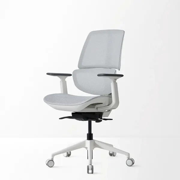 G3 White Mesh Mid-Back Chair with Auto-Weight Synchro Saudi Arabia